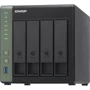 Сетевой накопитель (NAS) QNAP TS-431X3-4G: Слоты для дисков 4 x 2.5" или 3.5" HDD/SSD с интерфейсом SATA I, SATA II или SATA rev.3.0 (до 32ТВ)
