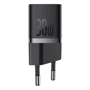 Зарядний пристрій Baseus USB-C Wall Charger GaN5 mini 1C 30W з USB-C Cable Black (P10110902113-00): Кабель в комплекті USB-C