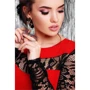 Платье FashionUp PL-1599B 50 красное повседневное до середины бедра: Вид Повседневные платья