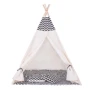 Детская палатка Springos Tipi XXL вигвам бело-черная (TIP02)