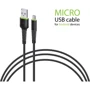 Кабель Intaleo USB Cable microUSB 1.2m Black (CBFLEXM1): Тип USB Cable - microUSB