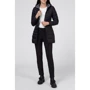 Куртка CMP Woman Coat Zip Hood 39Z0506-U901 42 (34) черная зимняя с капюшоном: Длина рукава Длинный