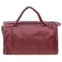 Жіноча сумка бочонок Borsa Leather бордова (1t560-burgundy): Стать Женский