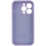 Чехол для iPhone Mobile Case Silicone Case Full Camera Protective Lilac for iPhone 15 Pro Max: Тип чехла накладка на заднюю часть