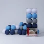 Гірлянда Cotton ball lights на 10 куль 2,7м, Sailor Blue: Тип Бавовняні кульки