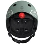 Детский защитный шлем Scoot&Ride зеленый с фонариком (SR-181206-GREENLINES) фото 5