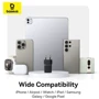 Зарядное устройство Baseus USB-C Wall Charger Palm 1C 30W with USB-C Cable Black (P10111605113-01): Количество USB-портов 1