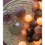 Гирлянда Cotton ball lights на 10 шаров 2,7м, Brown: Длина, м 2.7