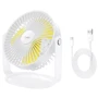 Вентилятор Hoco F14 multifunctional powerful desktop fan White фото 5
