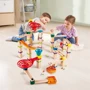 Конструктор-лабиринт Hape Marble Run Трюки и повороты 129 элементов (E1100) фото 1