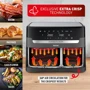 Фритюрница Tefal EY905B40 Dual Zone Air Fryer & Grill Easy: Материал корпуса пластик / металл