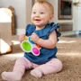 Прорізувач для зубів та тактильна іграшка Натисніть на кулю Fat Brain Toys dimpl (F192ML) фото 4