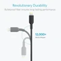 Кабель ANKER USB Cable to Lightning Powerline II V2 1.8m Black (A8433H11): Тип USB 2.0, Lightning