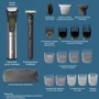 Машинка для стрижки (триммер) Philips Series 9000 MG9555/15: Зона применения Для паха, Для усов, Для тела, Универсальный, Для окантовки, Для носа, Для лица, Для головы, Для бровей, Для бороды