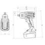 Гайковерт Metabo SSW 18 LTX 400 BL (602205800): Тип инструмента гайковерт