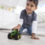 Іграшковий трактор John Deere Kids Monster Treads з великими колесами зі світлом та звуком (46656): Матеріал пластмасса