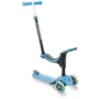Самокат GLOBBER серії GO UP SPORTY PLUS LIGHTS 5в1 блакитний, колеса з підсвічуванням, 20 / 50кг (642-101): Тип гальма ножний
