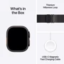 Apple Watch Ultra 2 2024 GPS + Cellular 49mm Black Titanium Case with Black Titanium Milanese Loop - Medium (MX5U3UL/A) фото 9