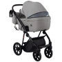 Коляска 2 в 1 Bair Infinity шкіра 100% BI-2232-AMO grey (сірий): Ширина шасі 59