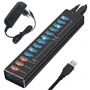 Адаптер Dynamode Adapter USB to 10xUSB3.0+3xUSB2.4A Bkack (DM-UH-P1013)