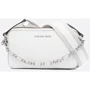 Женская сумка кросс боди Michael Kors Jet Set белая (32S3SJ6C1L085)