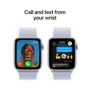Apple Watch SE 2 2024 44mm GPS Silver Aluminum Case with Blue Cloud Sport Loop (MXET3QH/A) UA: Материал корпуса Алюминий