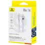 Кабель Baseus Cable USB-C to USB-C Display 2 Fast Charging 100W 1m Purple (P10382702511-00) фото 6
