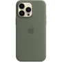 Чехол для iPhone Apple Silicone Case with MagSafe Olive (MQUN3) for iPhone 14 Pro Max: Цвет зеленый