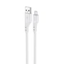 Кабель Hoco USB Cable to MicroUSB X97 Crystal 2.4A 1m Light Gray