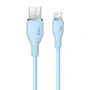 Кабель Baseus USB Cable to Lightning Pudding Series Fast Charging 2.4A 1.2m Blue (P10355700311-00): Длина 1.2 м