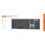 Клавиатура 2E KS270 Gray/Black (2E-KS270WBGR_UA): Подключение беспроводное