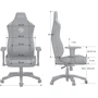 Кресло игровое Anda Seat Novis Gray Fabric Size XL (AD23-XL-01-G-F) фото 22