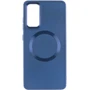 Чохол для телефона TPU Case Bonbon Metal Style with MagSafe Denim Blue для Samsung A556 Galaxy A55: Тип накладка на заднюю часть