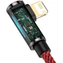 Кабель Baseus USB Cable to Lightning Legend Elbow 2.4A 1m Red (CACS000009) фото 5
