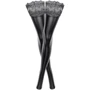 Чулки Noir Handmade F135 Powerwetlook stockings Вlack, 3XL
