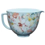 Чаша KitchenAid 4,7 л 5KSM2CB5PWG керамическая, с ручкой, узор белая гардения