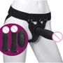Набор для страпона с вибрацией Doc Johnson Body Extensions - BE Naughty - Black