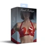 Лиф Сердце Feral Feelings - Hearts Bra Red Trasparent