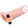 Насадка на член LoveToy Pleasure X-Tender Vibrating Series Flesh Add 2"