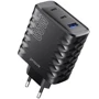 Зарядний пристрій Proove Wall Charger 2xUSB-C+USB Speed Surge GaN 65W Black