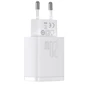 Зарядний пристрій Baseus Wall Charger USB+USB-C 20W White (CCXJ-B02): Кабель в комплекті отсутствует