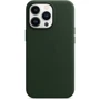 Чехол для iPhone Apple Leather Case with MagSafe Sequoia Green (MM1G3) for iPhone 13 Pro: Цвет зеленый