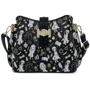 Женская сумка через плечо Loungefly Harry Potter Magical Elements Crossbody Bag черная (HPTB0164)