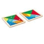 Игра-головоломка Hape Деревянный танграм (E1630)