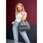Жіноча спортивна сумка Sambag Vogue BKS сіра (90153009): Фактура Матовая, Гладкая
