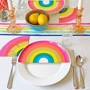 Сервировка стола Одноразовые тарелкиTalking Tables Радуга 12 шт (RAIN-PLATE-RAIN) фото 2