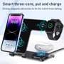 Зарядное устройство WIWU Wireless Charger Power Air 3 in 1 Wi-W005 15W Black for Apple iPhone, Apple Watch and Apple AirPods фото 6