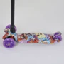 Самокат детский пластмассовый с алюминиевой трубкой руля + 4 колеса Purple/Black (74475): Максимальная допустимая нагрузка, кг 30