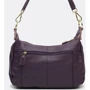 Женская сумка через плечо Borsa Leather фиолетовая (K1213-violet): Страна производитель Тайвань