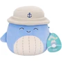 Мягкая игрушка Squishmallows Синий кит Самир в панаме 19 см (SQCR06593) фото 7